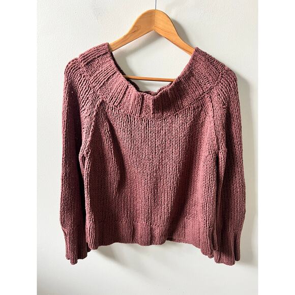 Free People sunday scoop oversized tunic sweater women's size small - Picture 2 of 5